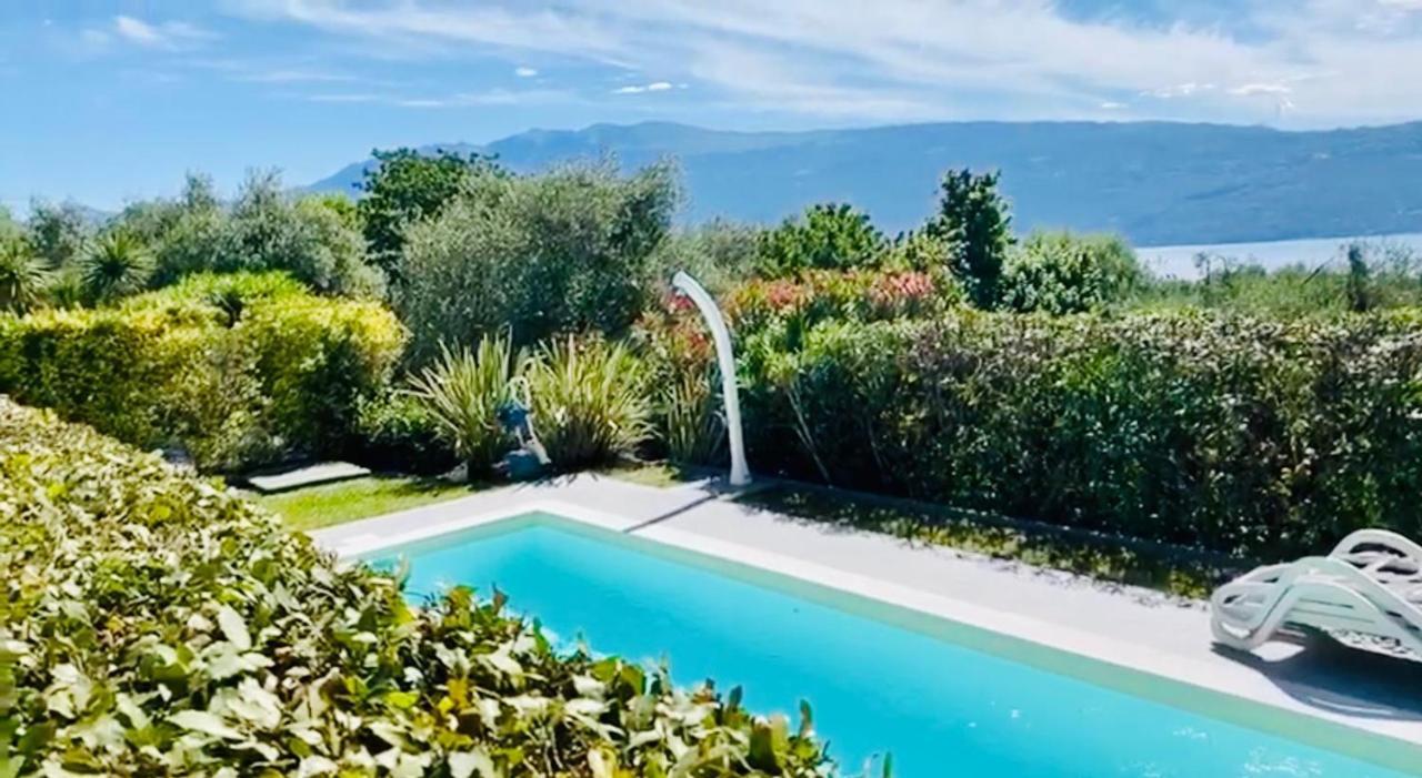 Residence Olivi - Panorama Lake View, Pool, Terrace, Garden, Wifi Toscolano Maderno Bagian luar foto