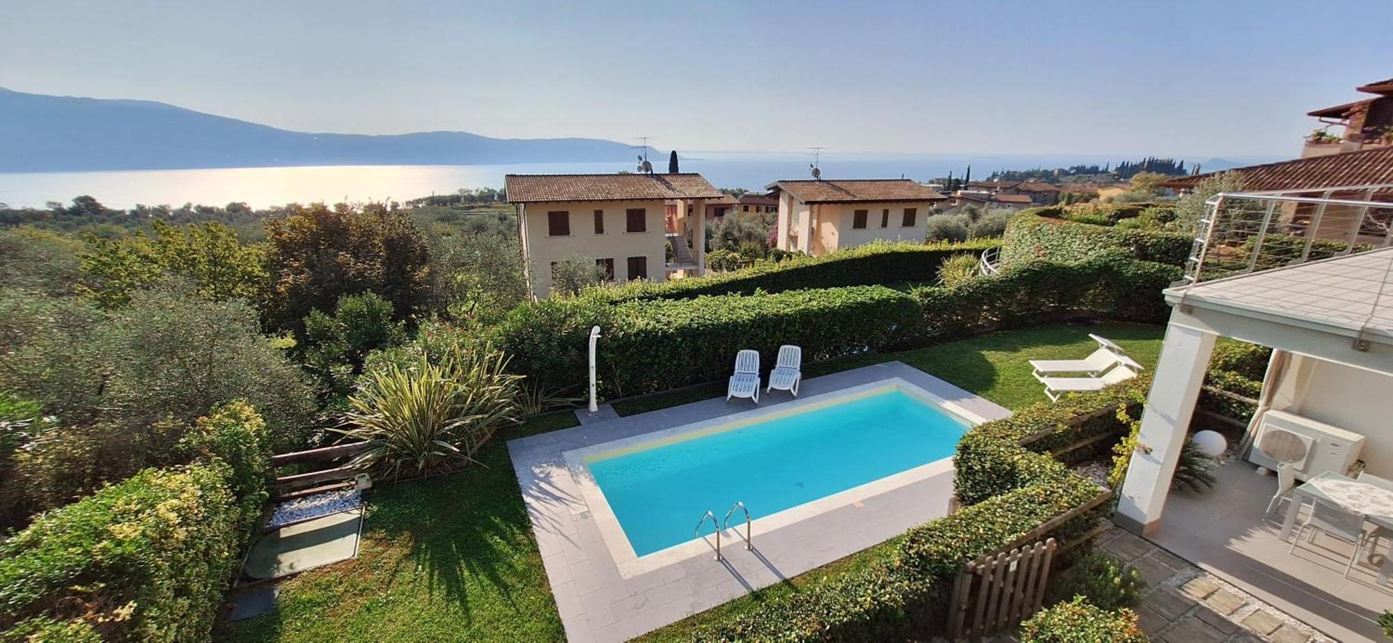 Residence Olivi - Panorama Lake View, Pool, Terrace, Garden, Wifi Toscolano Maderno Bagian luar foto